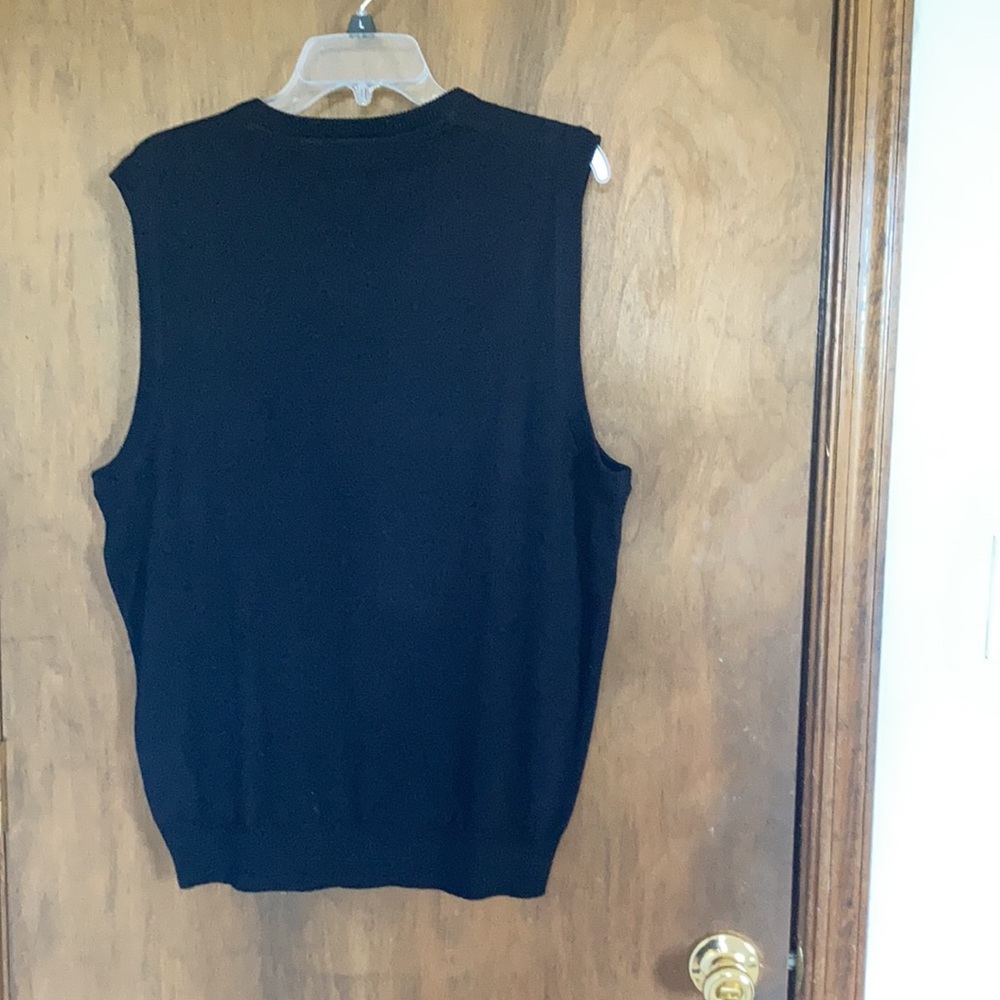 Basic editions sweater vest black pullover lightw… - image 14